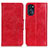 Leather Case Stands Flip Cover Holder M02L for Motorola Moto G 5G (2022) Red