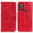 Leather Case Stands Flip Cover Holder M02L for Motorola Moto G Play (2023) Red