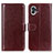 Leather Case Stands Flip Cover Holder M02L for Nothing Phone 1