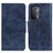 Leather Case Stands Flip Cover Holder M02L for OnePlus Nord N200 5G Blue