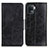 Leather Case Stands Flip Cover Holder M02L for Oppo A94 4G Black