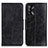 Leather Case Stands Flip Cover Holder M02L for Oppo A95 4G Black