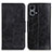 Leather Case Stands Flip Cover Holder M02L for Oppo Reno8 4G Black