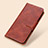 Leather Case Stands Flip Cover Holder M02L for Realme V11s 5G Brown