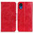 Leather Case Stands Flip Cover Holder M02L for Samsung Galaxy A03 Core Red