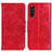 Leather Case Stands Flip Cover Holder M02L for Sony Xperia 10 III Lite Red