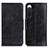 Leather Case Stands Flip Cover Holder M02L for Sony Xperia 10 IV Black