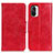 Leather Case Stands Flip Cover Holder M02L for Xiaomi Mi 11X Pro 5G Red