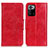 Leather Case Stands Flip Cover Holder M02L for Xiaomi Poco X3 GT 5G Red