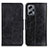 Leather Case Stands Flip Cover Holder M02L for Xiaomi Redmi Note 12T Pro 5G Black