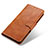 Leather Case Stands Flip Cover Holder M03L for Motorola Moto Edge X30 5G Brown