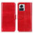 Leather Case Stands Flip Cover Holder M03L for Motorola Moto Edge X30 Pro 5G Red
