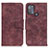Leather Case Stands Flip Cover Holder M03L for Motorola Moto G50 Purple