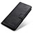 Leather Case Stands Flip Cover Holder M03L for Motorola Moto G51 5G Black