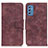 Leather Case Stands Flip Cover Holder M03L for Samsung Galaxy M52 5G Purple
