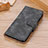 Leather Case Stands Flip Cover Holder M03L for Samsung Galaxy M62 4G Black