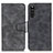Leather Case Stands Flip Cover Holder M03L for Sony Xperia 10 III Black