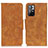 Leather Case Stands Flip Cover Holder M03L for Xiaomi Redmi Note 11S 5G Khaki