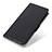 Leather Case Stands Flip Cover Holder M04L for Motorola Moto G200 5G Black