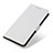 Leather Case Stands Flip Cover Holder M04L for Motorola Moto G51 5G White