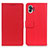 Leather Case Stands Flip Cover Holder M04L for Nothing Phone 1 Red