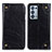 Leather Case Stands Flip Cover Holder M04L for Oppo Reno6 Pro 5G Black