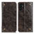 Leather Case Stands Flip Cover Holder M04L for Samsung Galaxy A04s Bronze