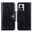 Leather Case Stands Flip Cover Holder M05L for Motorola Moto Edge X30 Pro 5G Black