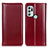 Leather Case Stands Flip Cover Holder M05L for Motorola Moto G60s Red