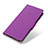 Leather Case Stands Flip Cover Holder M05L for Nothing Phone 1 Purple