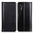 Leather Case Stands Flip Cover Holder M05L for Samsung Galaxy XCover 5 SM-G525F Black