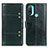 Leather Case Stands Flip Cover Holder M06L for Motorola Moto E20 Green