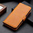Leather Case Stands Flip Cover Holder M06L for Nothing Phone 1 Light Brown