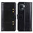 Leather Case Stands Flip Cover Holder M06L for Oppo A94 4G Black