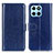 Leather Case Stands Flip Cover Holder M07L for Huawei Honor 70 Lite 5G Blue