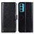 Leather Case Stands Flip Cover Holder M07L for Motorola Moto Edge Lite 5G Black