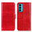 Leather Case Stands Flip Cover Holder M07L for Motorola Moto Edge Lite 5G Red
