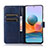 Leather Case Stands Flip Cover Holder M07L for Motorola Moto G22