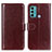 Leather Case Stands Flip Cover Holder M07L for Motorola Moto G40 Fusion