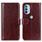 Leather Case Stands Flip Cover Holder M07L for Motorola Moto G41