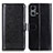 Leather Case Stands Flip Cover Holder M07L for Oppo F21s Pro 4G Black