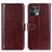 Leather Case Stands Flip Cover Holder M07L for Oppo Reno8 5G