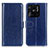 Leather Case Stands Flip Cover Holder M07L for Xiaomi Redmi 10 Power Blue