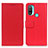 Leather Case Stands Flip Cover Holder M08L for Motorola Moto E20 Red