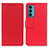 Leather Case Stands Flip Cover Holder M08L for Motorola Moto Edge 20 5G Red