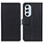 Leather Case Stands Flip Cover Holder M08L for Motorola Moto Edge Plus (2022) 5G Black