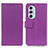 Leather Case Stands Flip Cover Holder M08L for Motorola Moto Edge Plus (2022) 5G Purple