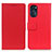 Leather Case Stands Flip Cover Holder M08L for Motorola Moto G 5G (2022) Red