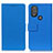 Leather Case Stands Flip Cover Holder M08L for Motorola Moto G Power (2022) Blue