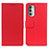 Leather Case Stands Flip Cover Holder M08L for Motorola Moto G Stylus (2022) 5G Red